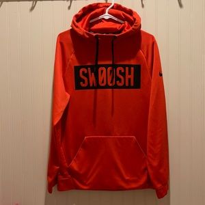 Men’s Nike swoosh Dri-fit sweatshirt Small Red